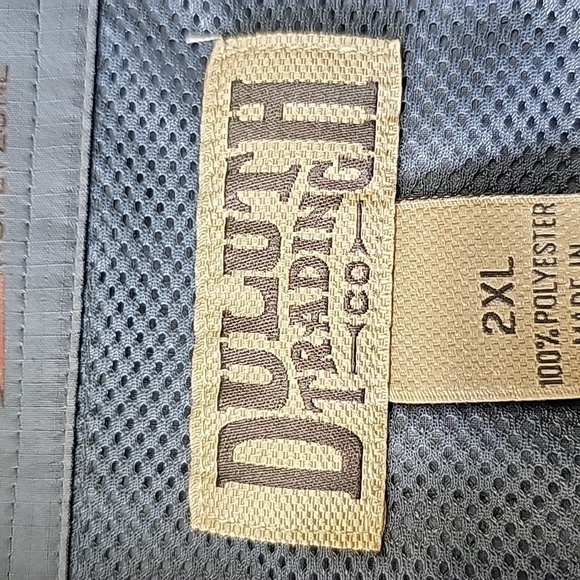 Duluth mens NFZ long sleeve shirt. 2 front pockets. Size 2XL. Blue gray - Picture 7 of 13